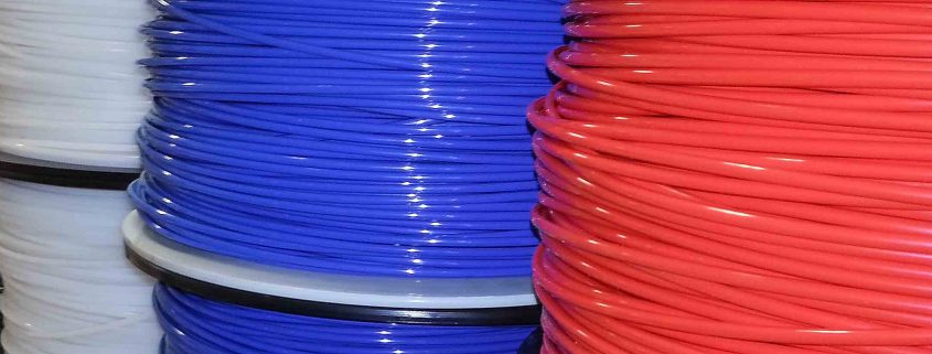 Plastic welding rod web