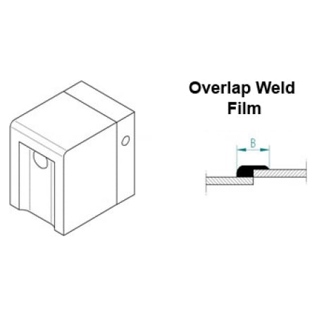 Welding Shoe Overlap (film weld) 25mm for Mini